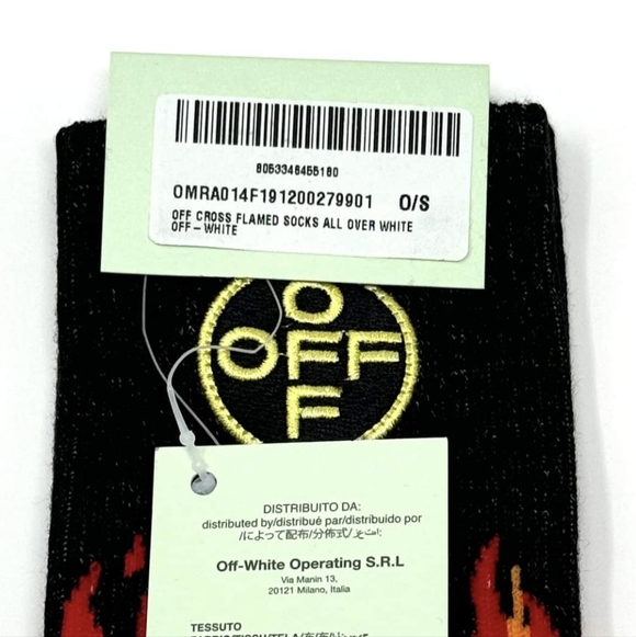 🧦🔥⬛️ OFF-WHITE SOCKS ⬛️🔥🧦✨✨BRAND NEW WITH BOX✨✨ - Picture 5 of 6